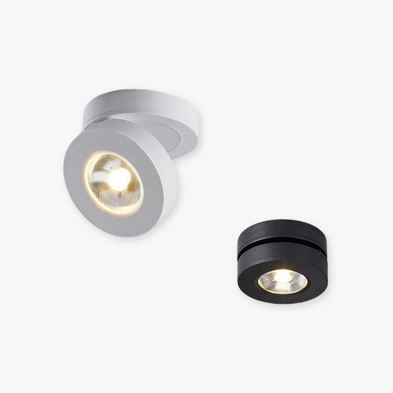 Novak Moderne Ronde LED Plafondlamp Zwart Wit Keuken Woonkamer
