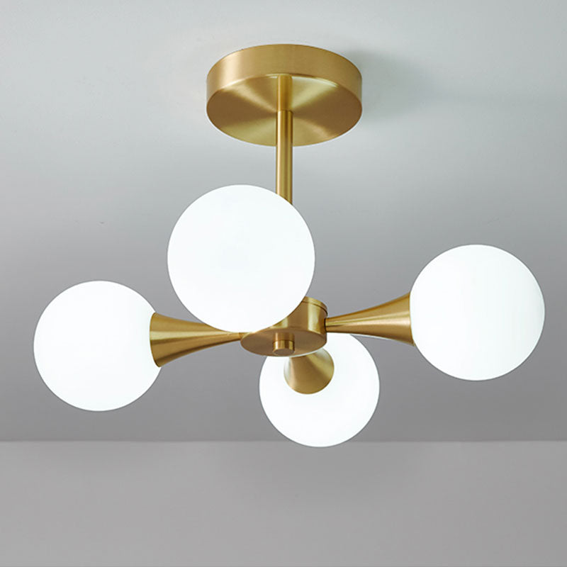 Valentina Bubble Plafondlampen Messing Metaal Glas Woonkamer Eetkamer