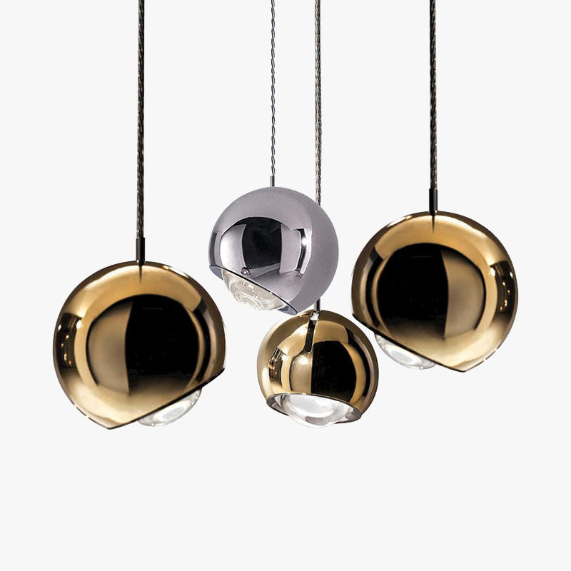 Valentina Moderne Bollen LED Hanglamp Goud/Zilver Metaal Woonkamer