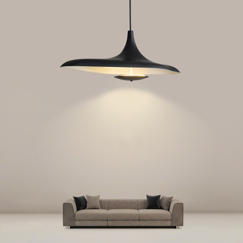 Carins Moderne Creatieve LED Hanglamp Zwart/Wit Hars Woonkamer