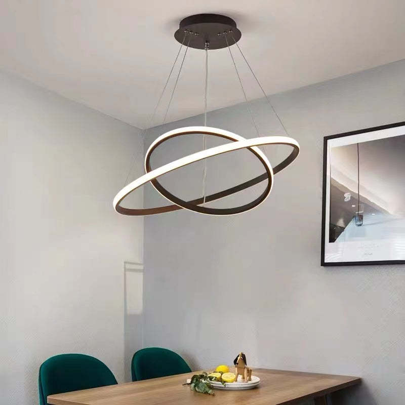 Arisha Moderne LED Hanglampen Wit Buitenste Verlicht 2/3/4 Ringen