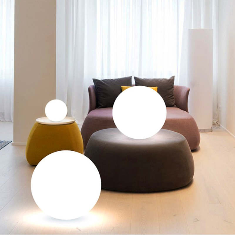 Valentina Moderne Buitenverlichting Globe LED Buiten Vloerlamp Acryl Tuin/Slaapkamer