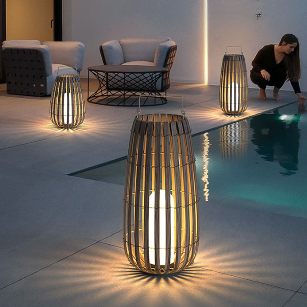 Orr Moderne LED Loom Buitenlamp Metaal Grijs/Bruin Tuin/Stoeprand/Balkon