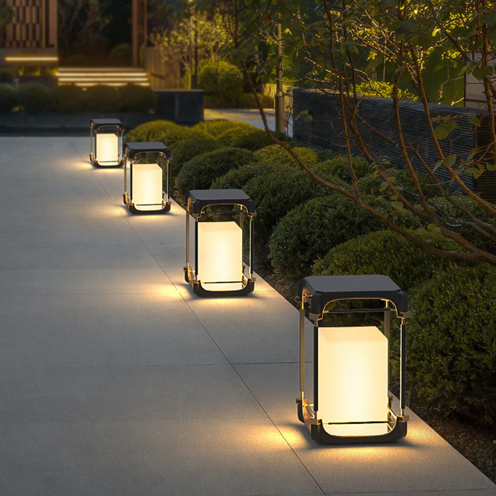 Orr Vintage LED Vloerlamp Zwart Metaal Woonkamer Buiten Tuin