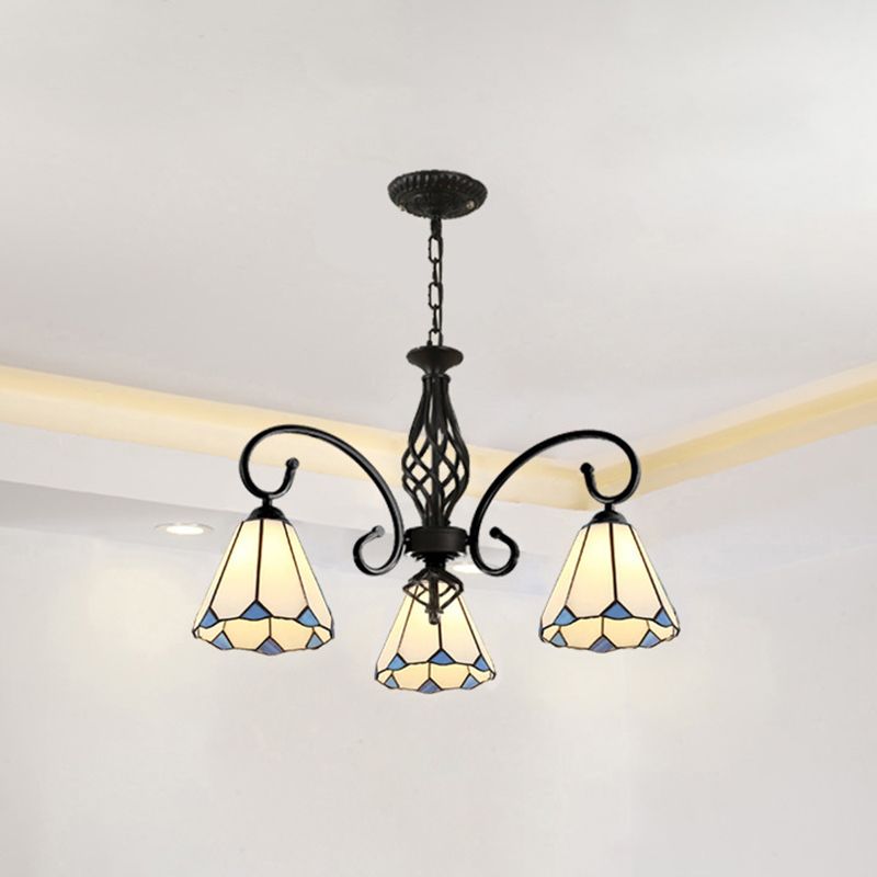 Silva Vintage Design LED Kroonluchter Wit Woonkamer Slaapkamer