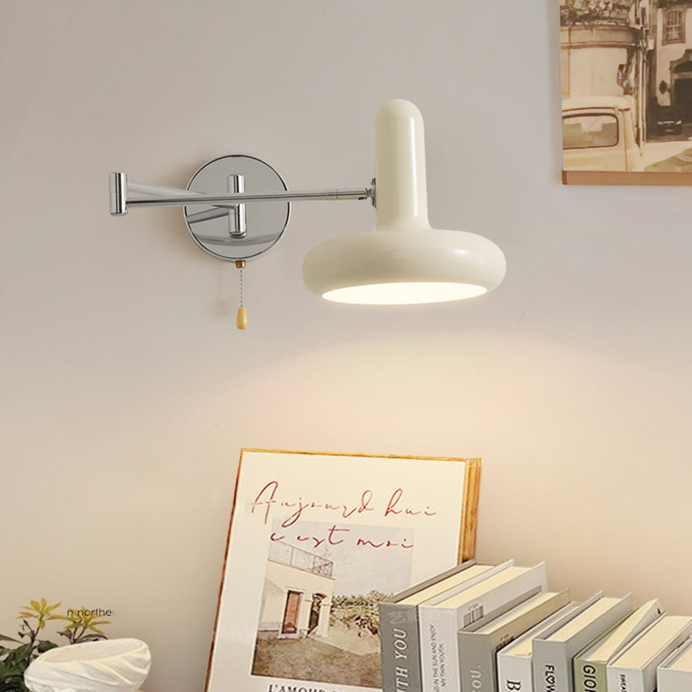 Carins Moderne Kleine LED Wandlamp Wit Metaal Woonkamer Slaapkamer