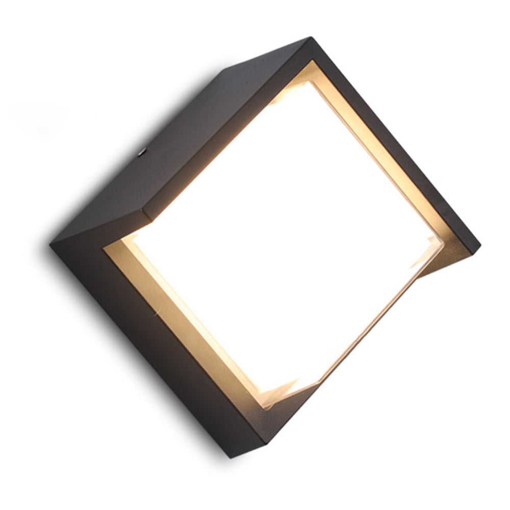 Orr Moderne Design LED Buiten Plafondlamp Metaal Zwart Buiten