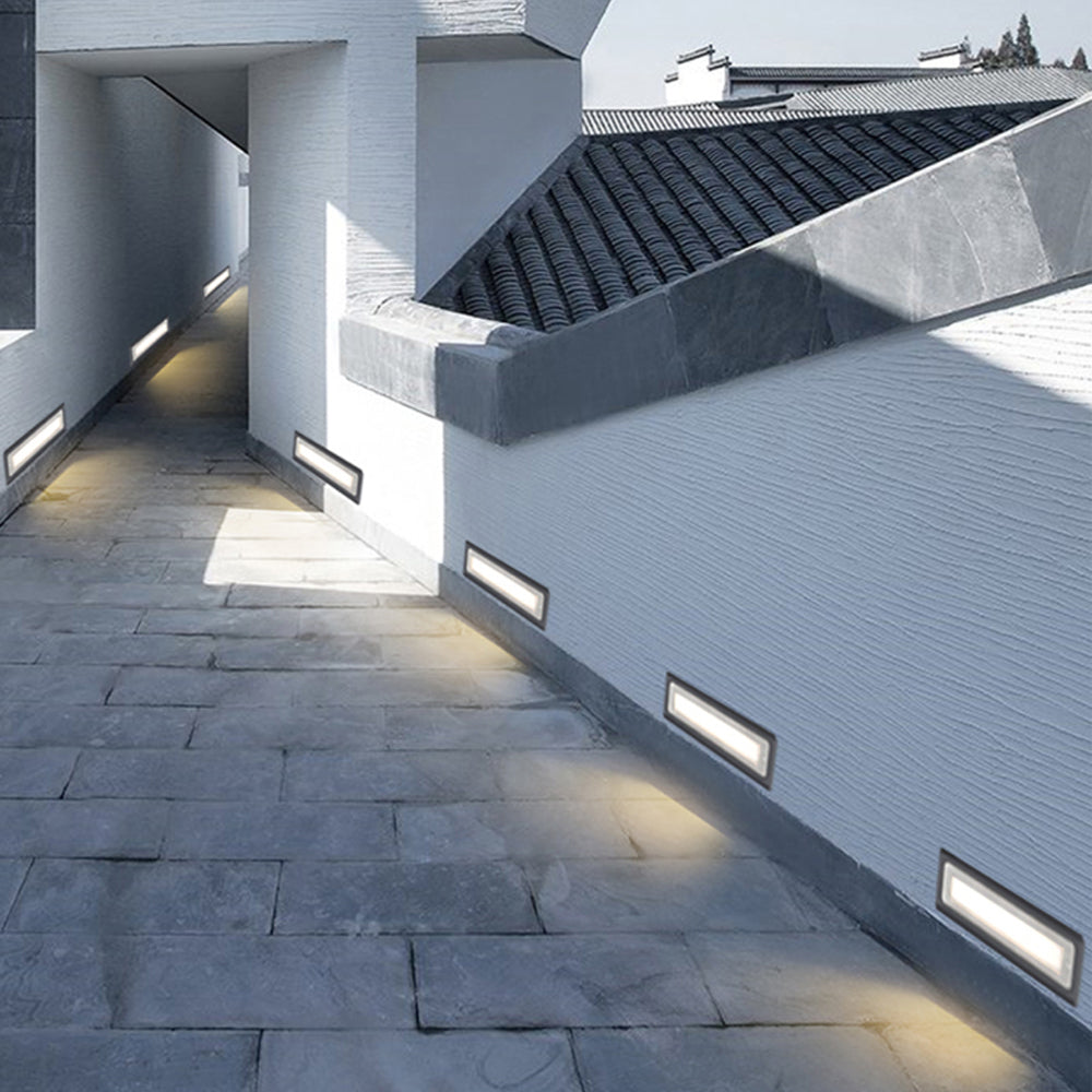 Orr Moderne LED Buitenlamp Zwart Metaal/Acryl Hal Tuin Trap