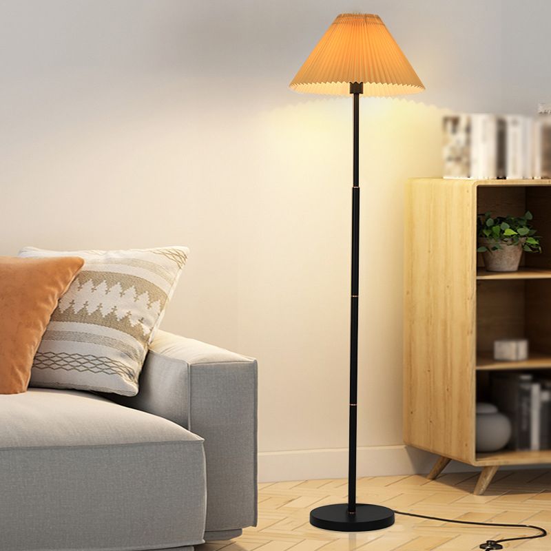 Ozawa Moderne Design Geplooide Vloerlamp Metalen Wit/Groen/Apricot Slaapkamer/Woonkamer