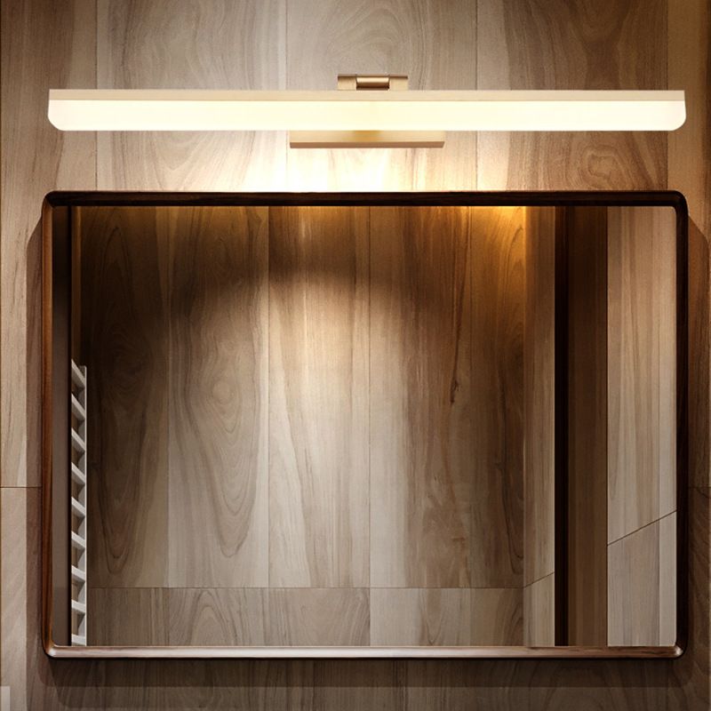 Edge Industriele LED Wandlamp Zwart/Goud/Zilver Bad/Woon/Slaapkamer Metaal&Acryl L40/50CM