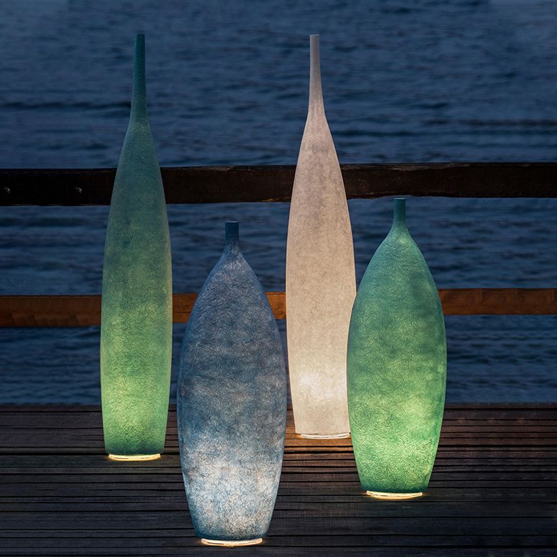 Byers Creatieve Fles LED Vloerlamp Multi Kleuren Hars Hotel