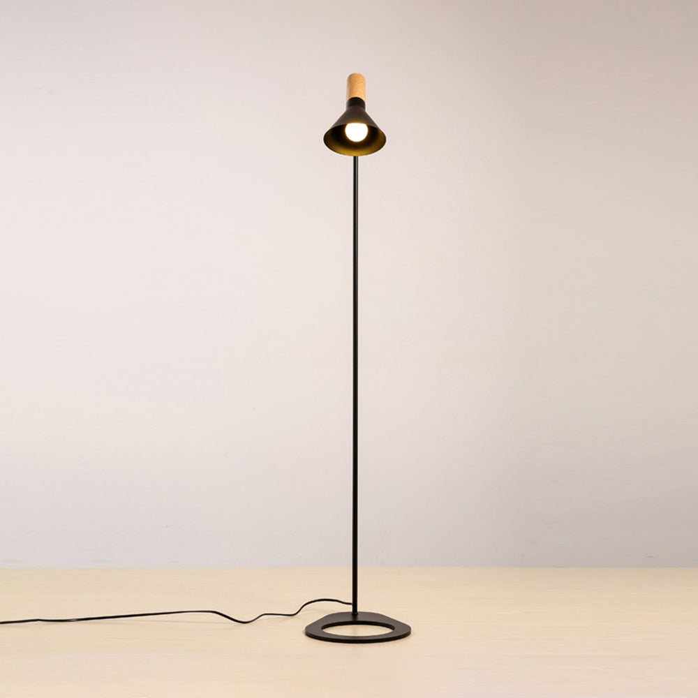 Carins Moderne LED Vloerlamp Zwart Wit Metaal Eetkamer Slaapkamer