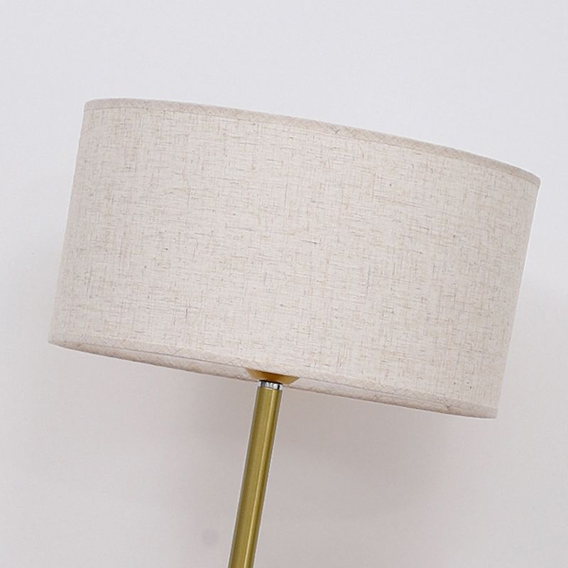 Eryn Moderne Cilinder Vloerlamp Zwart/Wit/Goud Metaal/Kunststof