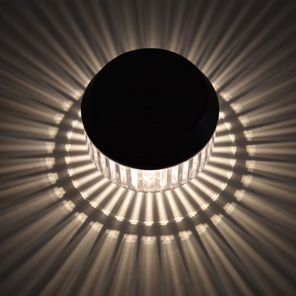 Orr Ronde Smalle LED Tafellamp Solar Goud Woonkamer Buiten