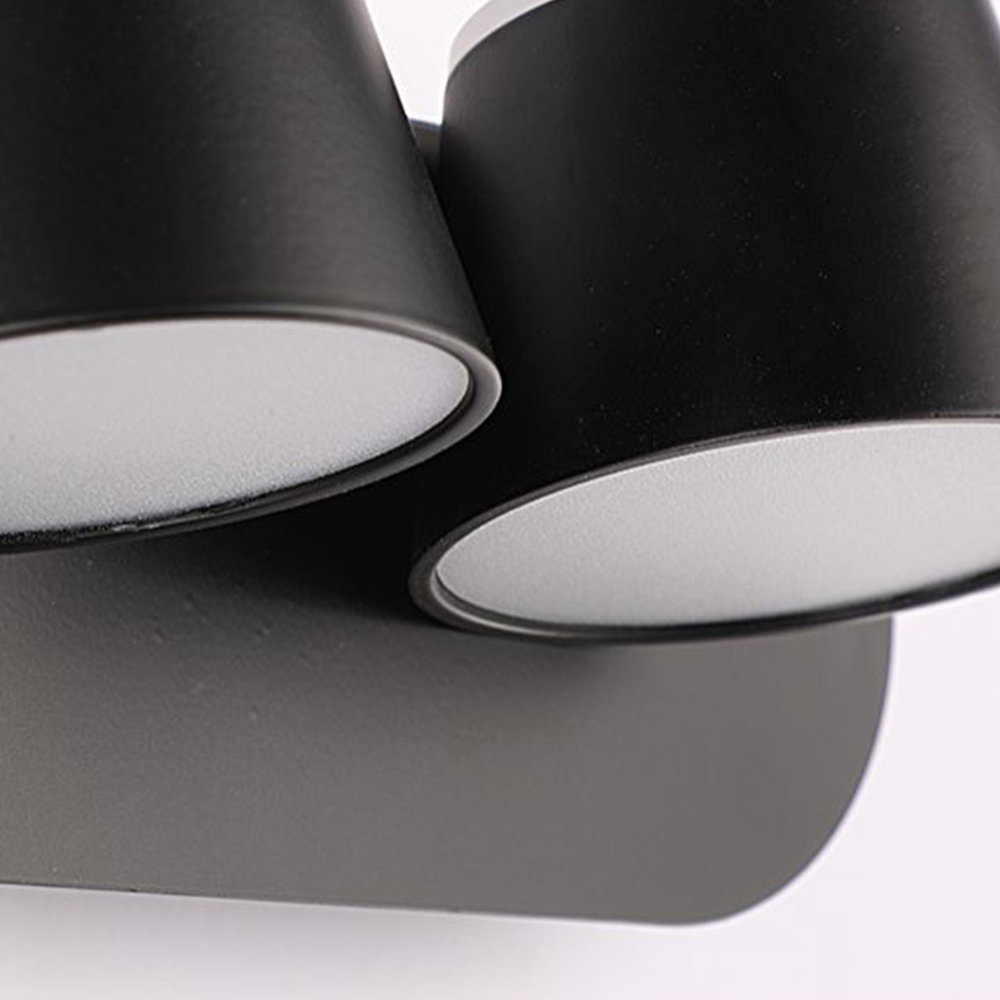 Cooley Design Kleine LED Wandlamp Wit Metaal Slaapkamer Badkamer