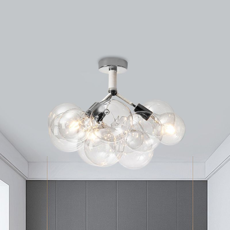 Valentina Vintage Design LED Plafondlamp Glas Slaapkamer Woonkame