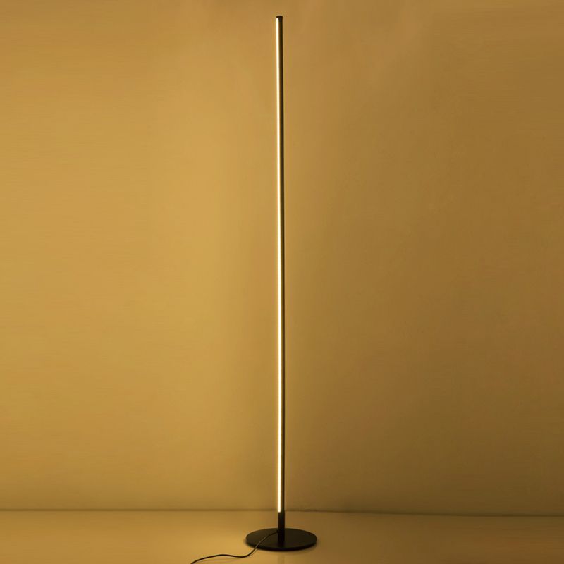 Edge Modern Industriele LED Vloerlamp Zilver/Goud/Zwart Woon/Slaapkamer Metaal&Silicagel