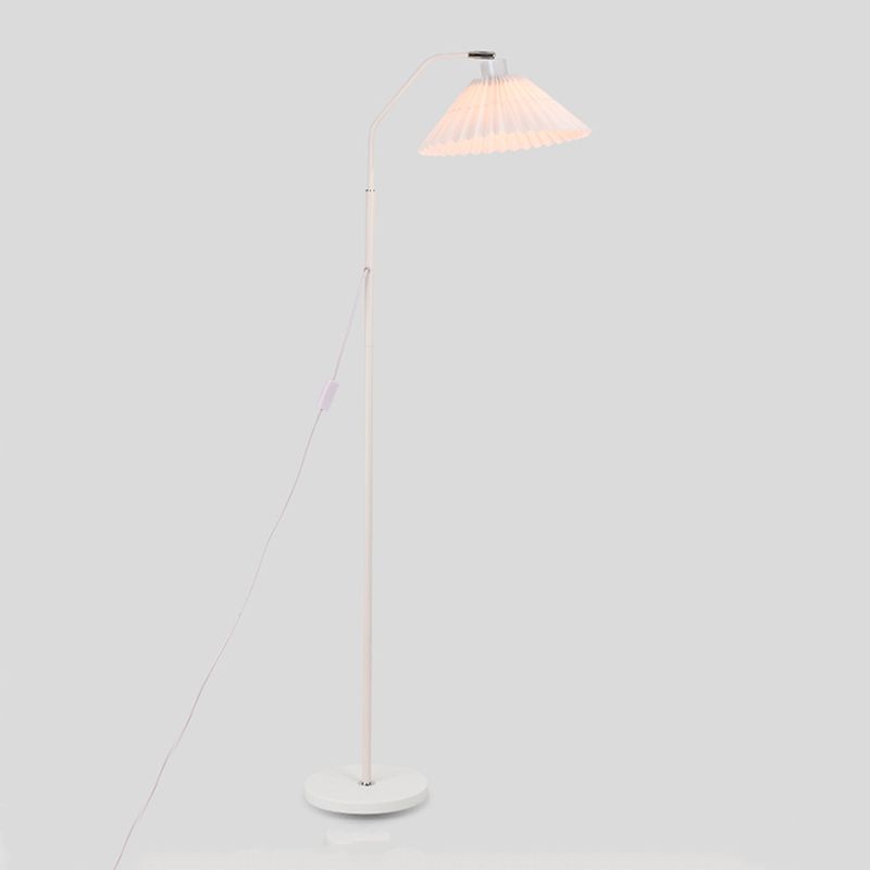 Ozawa Moderne Geplooide Vloerlamp Metalen Wit/Rood/Beige/Groen Eetkamer/Woonkamer