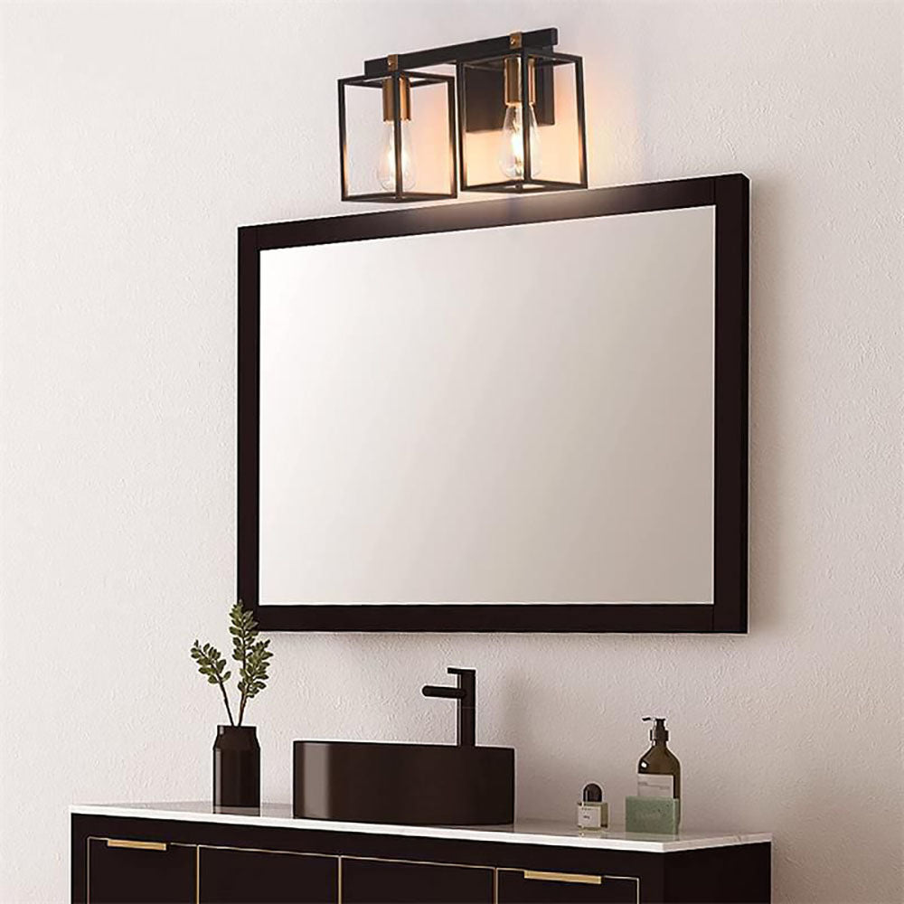 Alessio Industriele LED Wandlamp Zwart Metaal/Acryl Badkamer Binnen