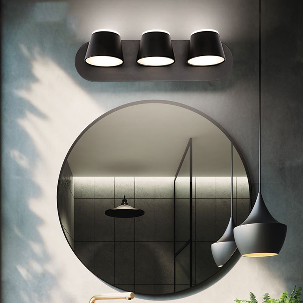 Cooley Design Kleine LED Wandlamp Wit Metaal Slaapkamer Badkamer