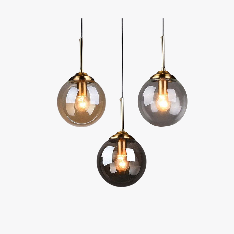 Valentina Ronde Designer LED Hanglamp Metaal Glas Eetkamer Woonkamer