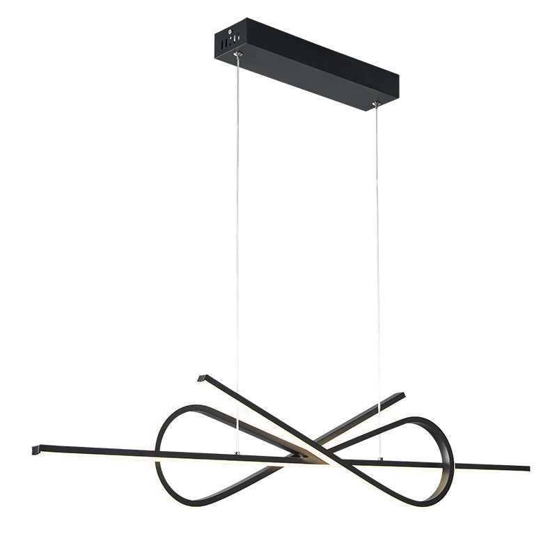 Bouvet Moderne Minimalistische Woonkamer Hanglamp Wit/Zwart Slaapkamer/Keuken