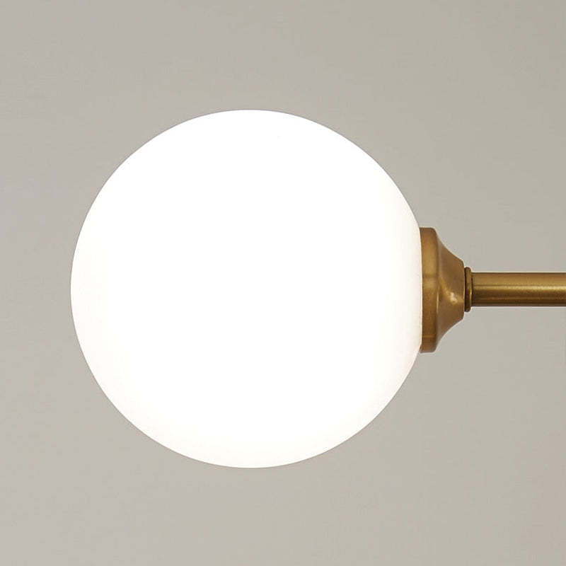 Valentina Moderne Bubble Hanglampen Goud Koper Glas Slaapkamer
