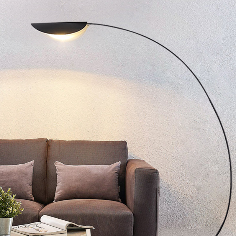 Edge Industriele LED Vloerlamp Zwart Metaal Slaapkamer Woonkamer