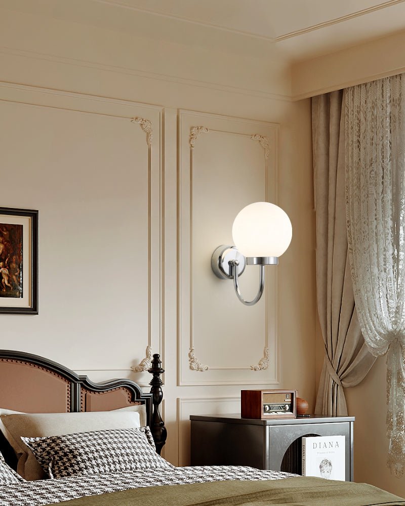 Varnys chroom wandlamp