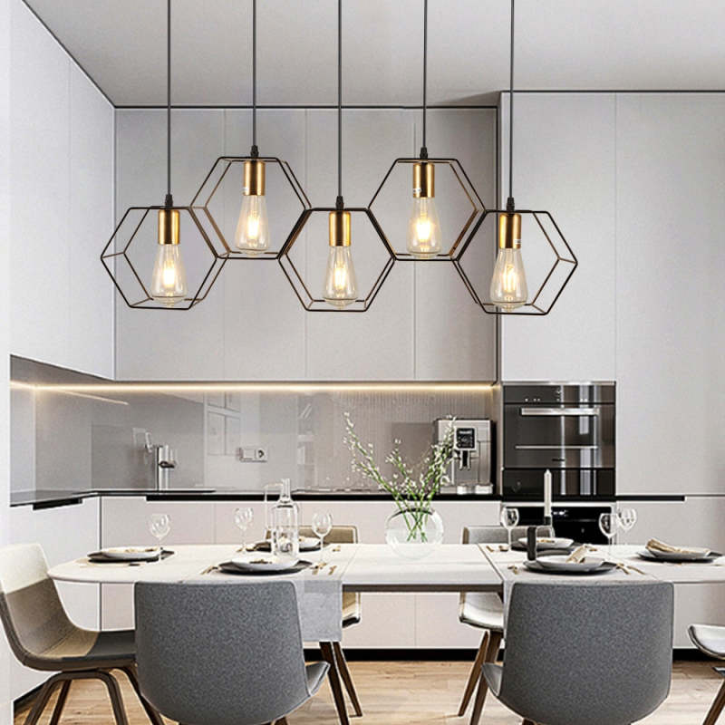 Bouvet Vintage Design LED Hanglampen Metaal Eetkamer Slaapkamer