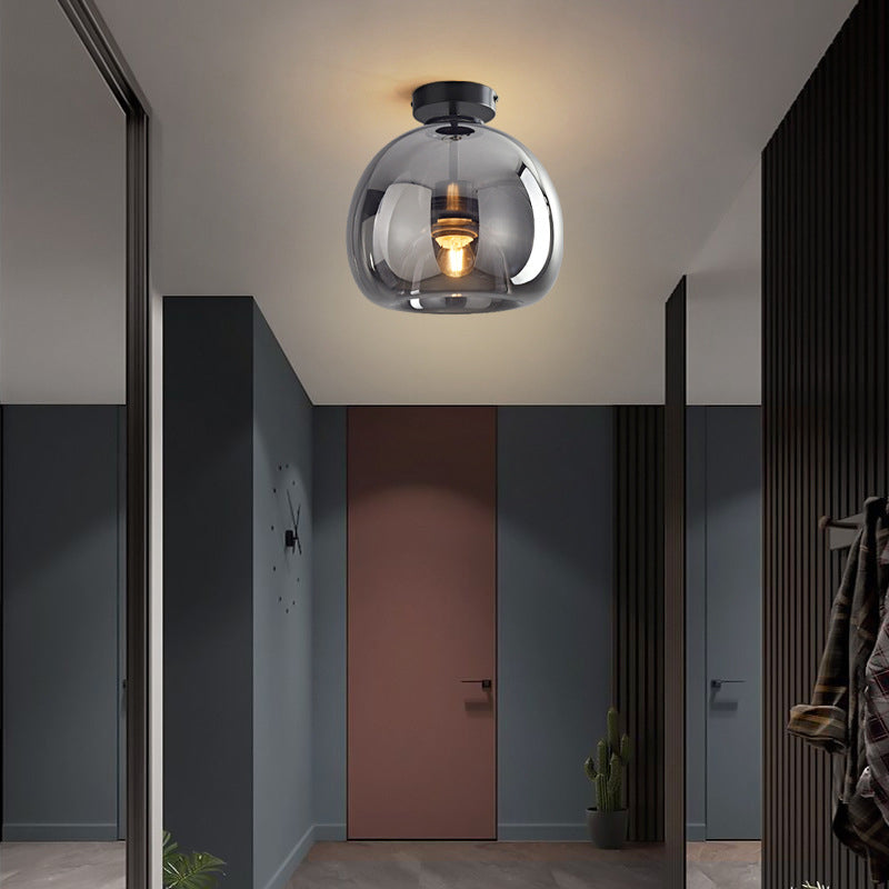Sanna Moderne Ronde LED Plafondlamp Goud/Zwart Metaal/Glas Slaap/Eet/Woonkamer