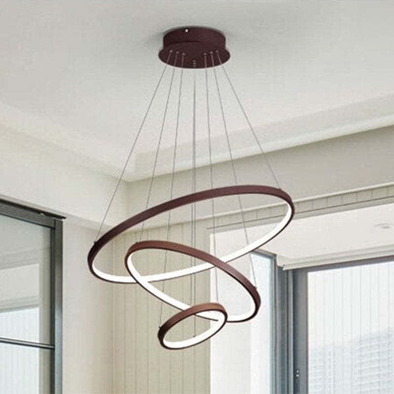 Arisha Design LED Hanglamp Gouden Wit Zwart Metaal Glas Eetkamer