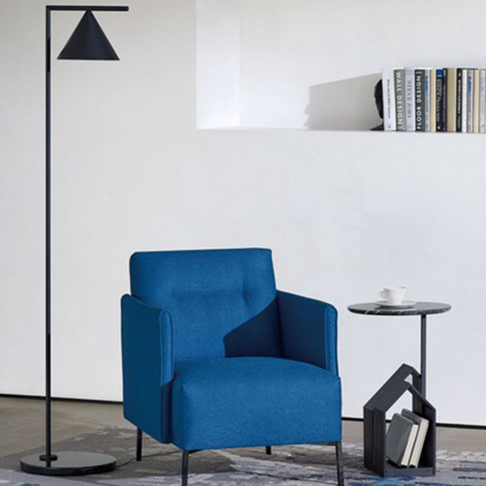 Carins Moderne LED Vloerlamp Zwart/Goud Metaal/Marmer Woonkamer