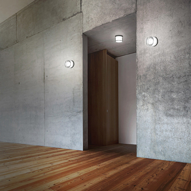 Valentina Moderne Design LED Wandlamp Metaal Glas Zwart Buiten