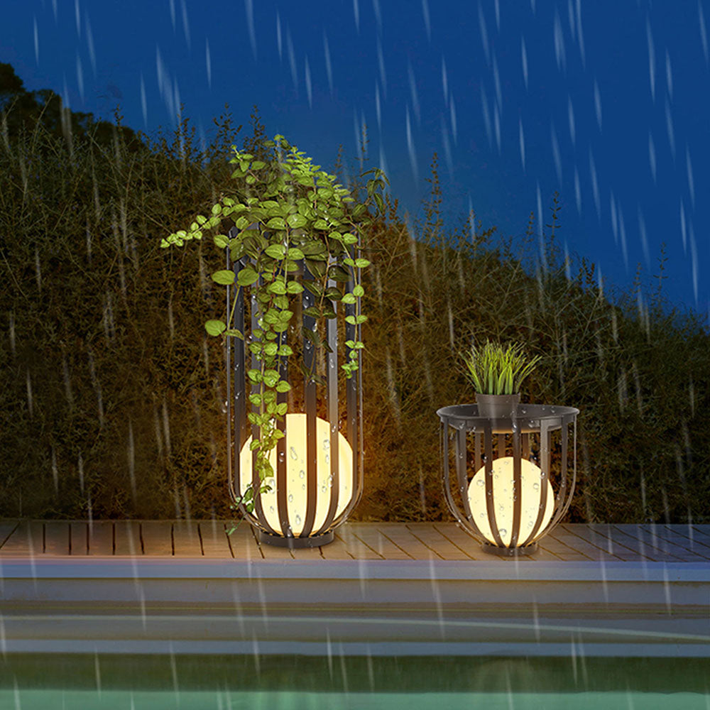 Orr Moderne LED Design Buitenlamp Metaal Zwart Tuin/Stoeprand/Balkon
