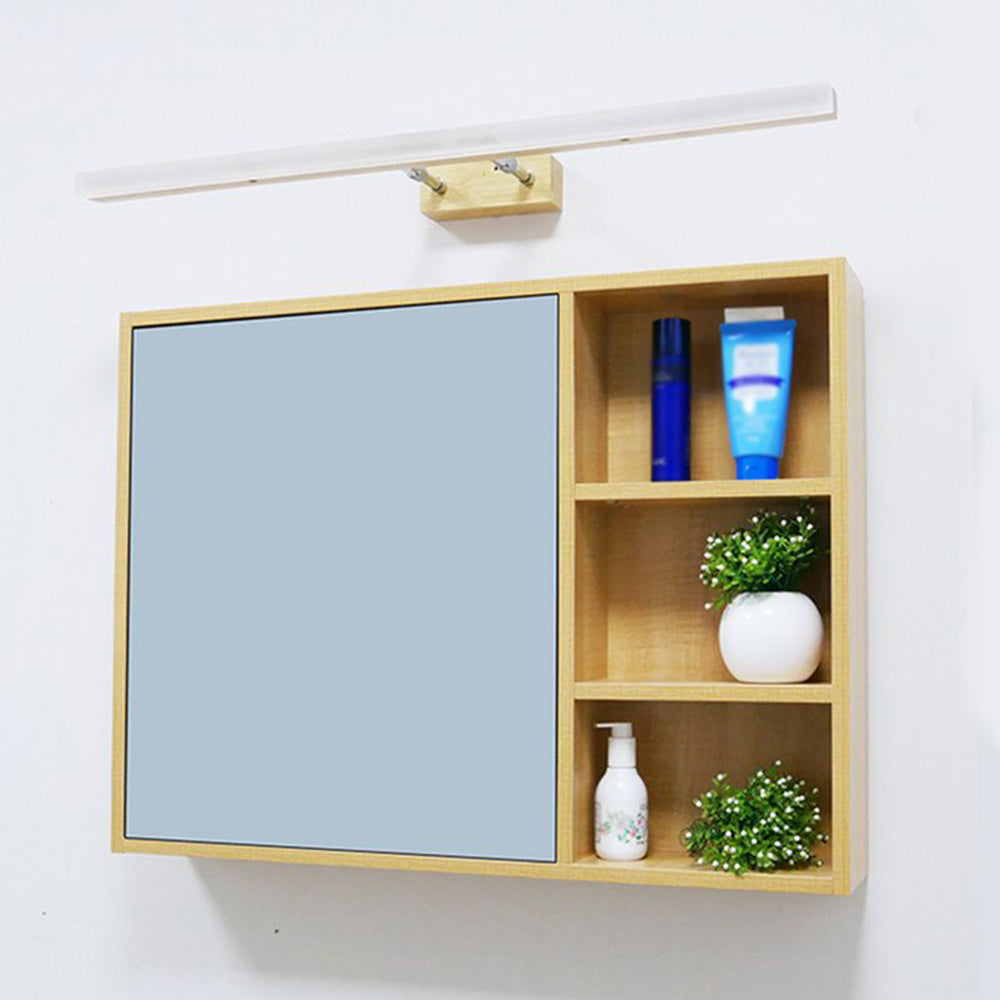Ozawa Moderne Design LED Klassieke Wandlamp Metalen/Houten Spiegel Badmeubel Woon/Slaap/Badkamer