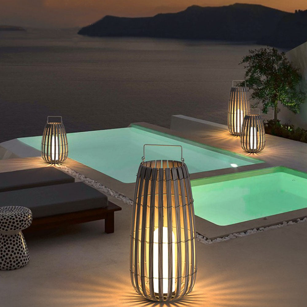 Orr Moderne LED Loom Buitenlamp Metaal Grijs/Bruin Tuin/Stoeprand/Balkon