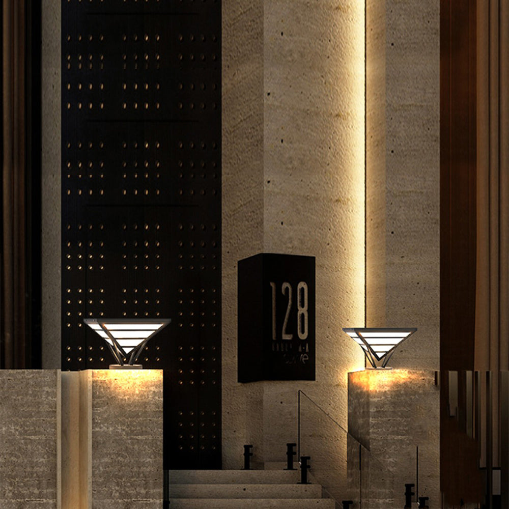 Riley Moderne Kleine Design LED Buitenlamp Metaal Zwart Buiten