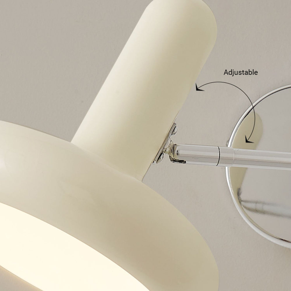 Carins Moderne Kleine LED Wandlamp Wit Metaal Woonkamer Slaapkamer
