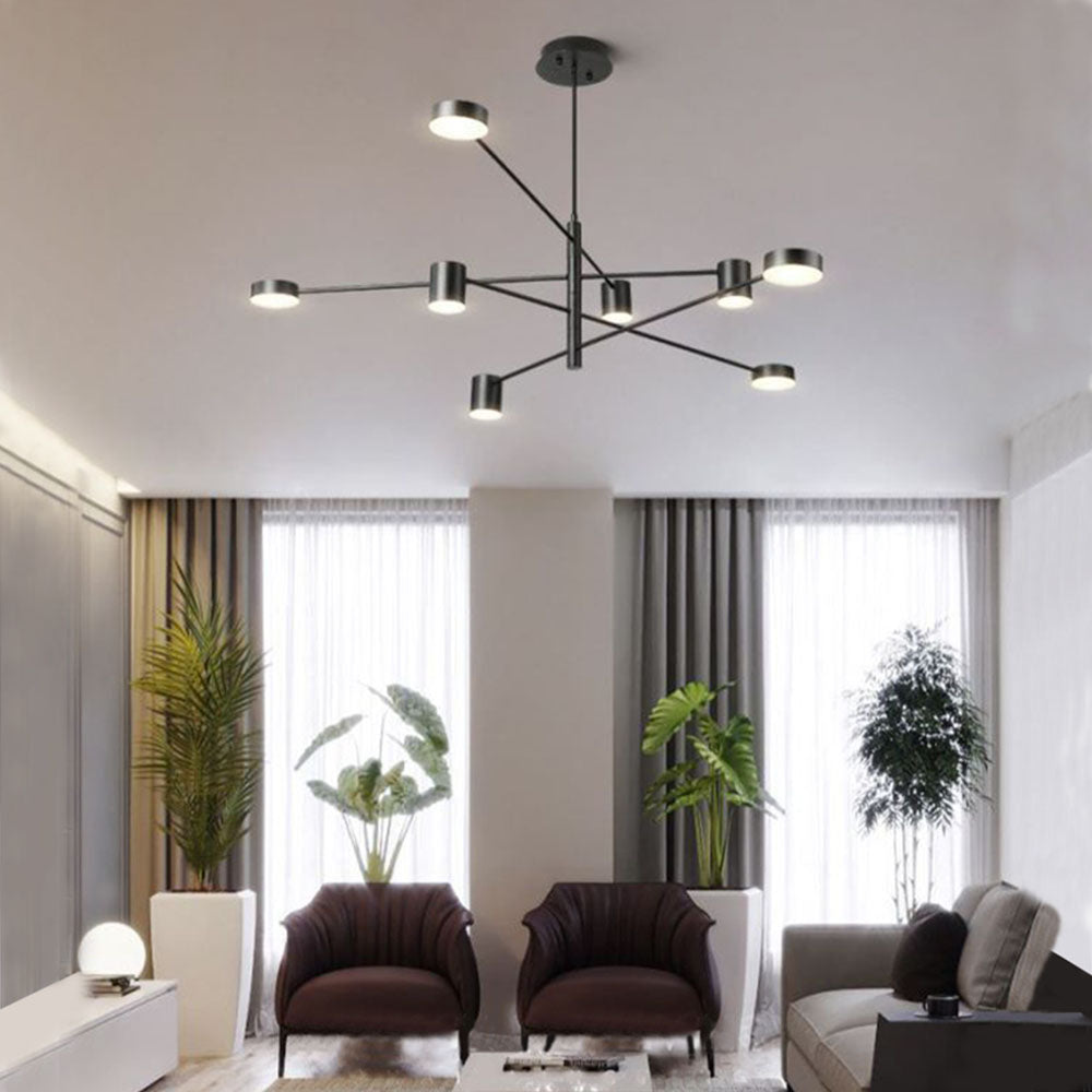 Weiss Moderne LED Hanglamp Metaal Zwart/Goud Slaapkamer/Woonkamer/Eetkamer