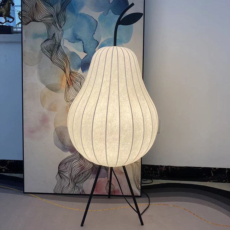 Renée Moderne Design Vloerlamp Peervormig Uniek Art Deco Stof/Metaal Woonkamer