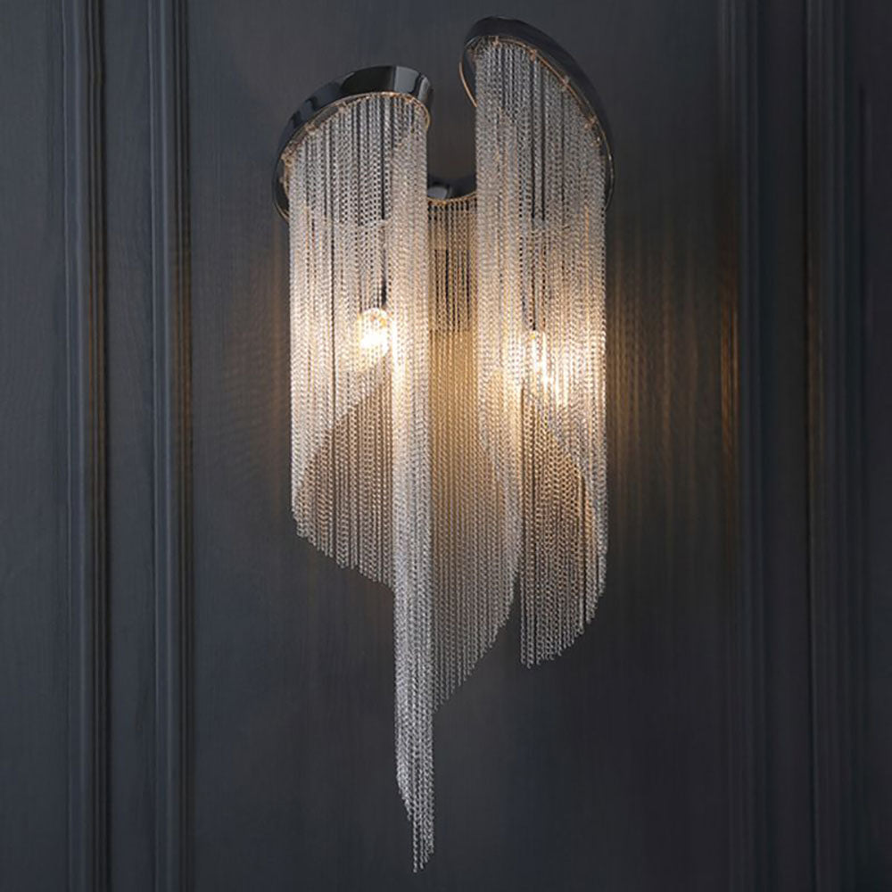 Colon Design LED Wandlamp Zilver Metaal Slaapkamer Woonkamer