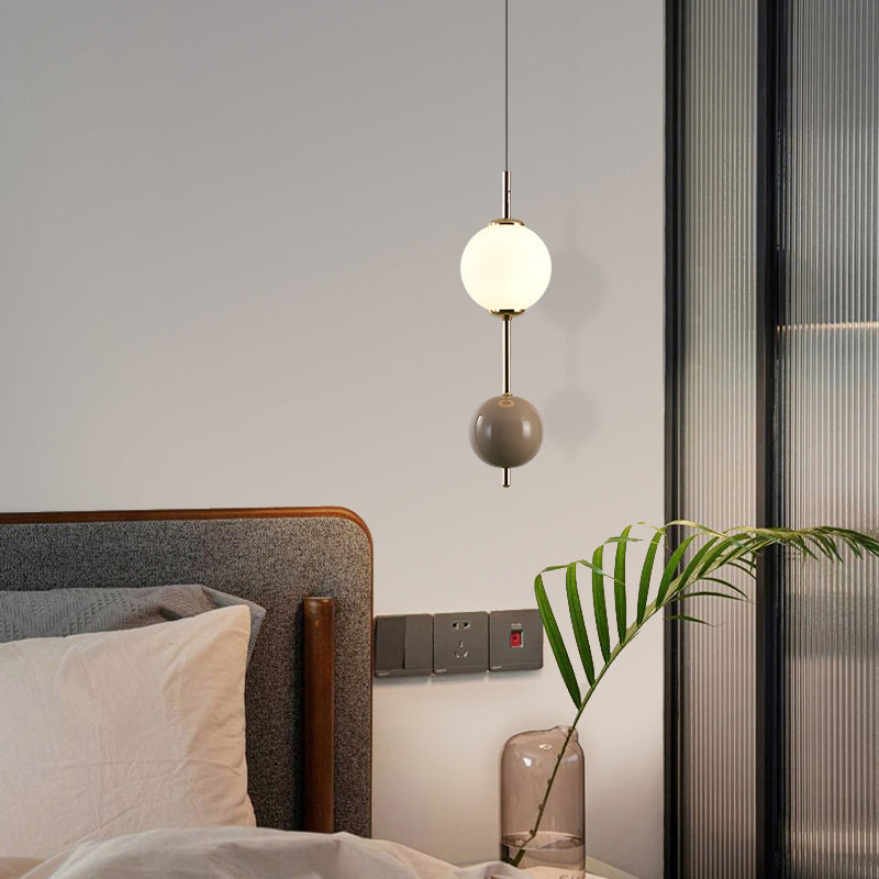 Valentina Modern LED Hanglampen Rood Metaal Slaapkamer Woonkamer