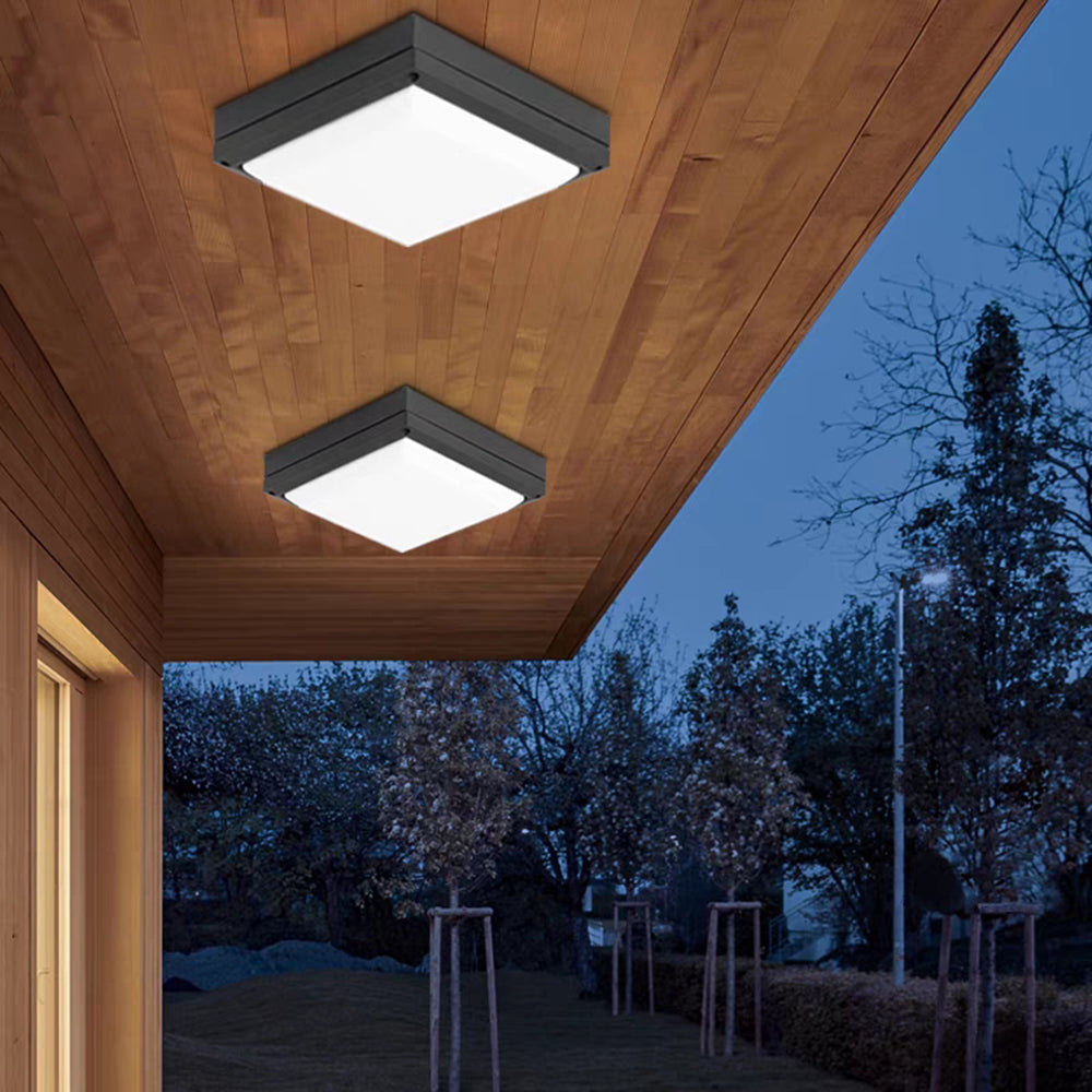 Orr Modern Rond Rrote LED Plafondlampen Witte Metal Woonkamer