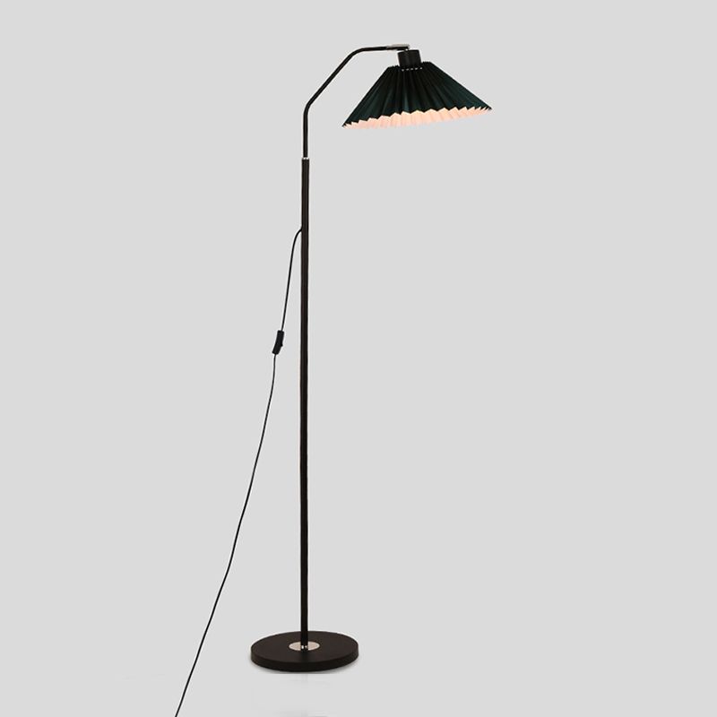 Ozawa Moderne Geplooide Vloerlamp Metalen Wit/Rood/Beige/Groen Eetkamer/Woonkamer