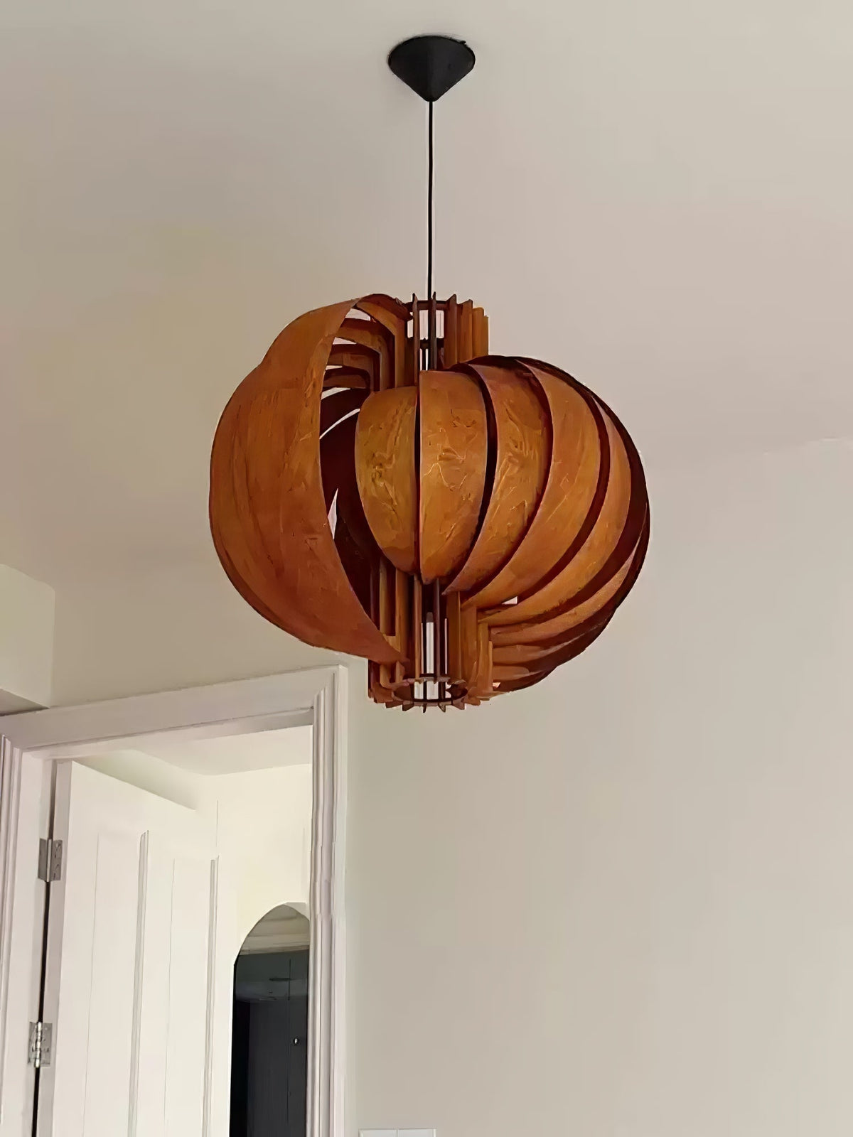 Ivraeus Premium elegantie Ring Houten hanglamp
