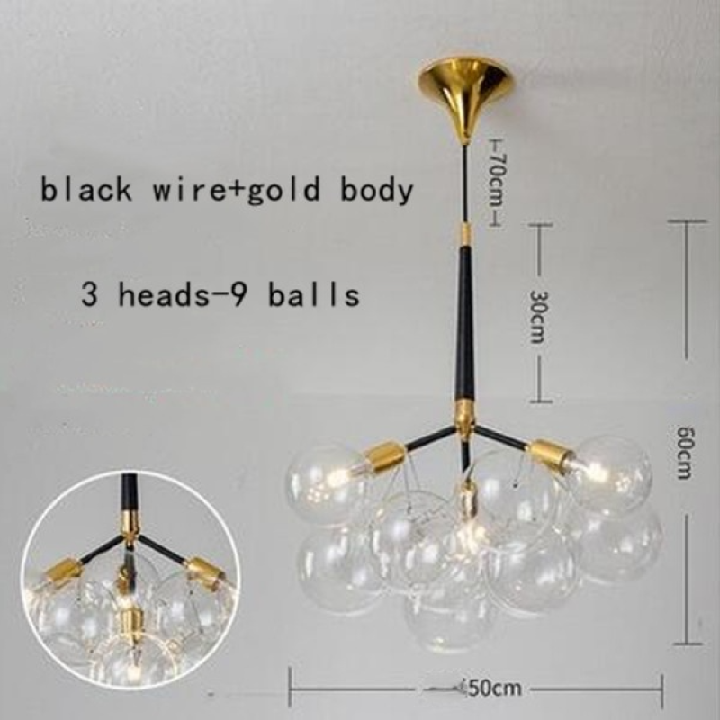 Valentina Hanglampen Transparante Bubbel Slaapkamer Woonkamer