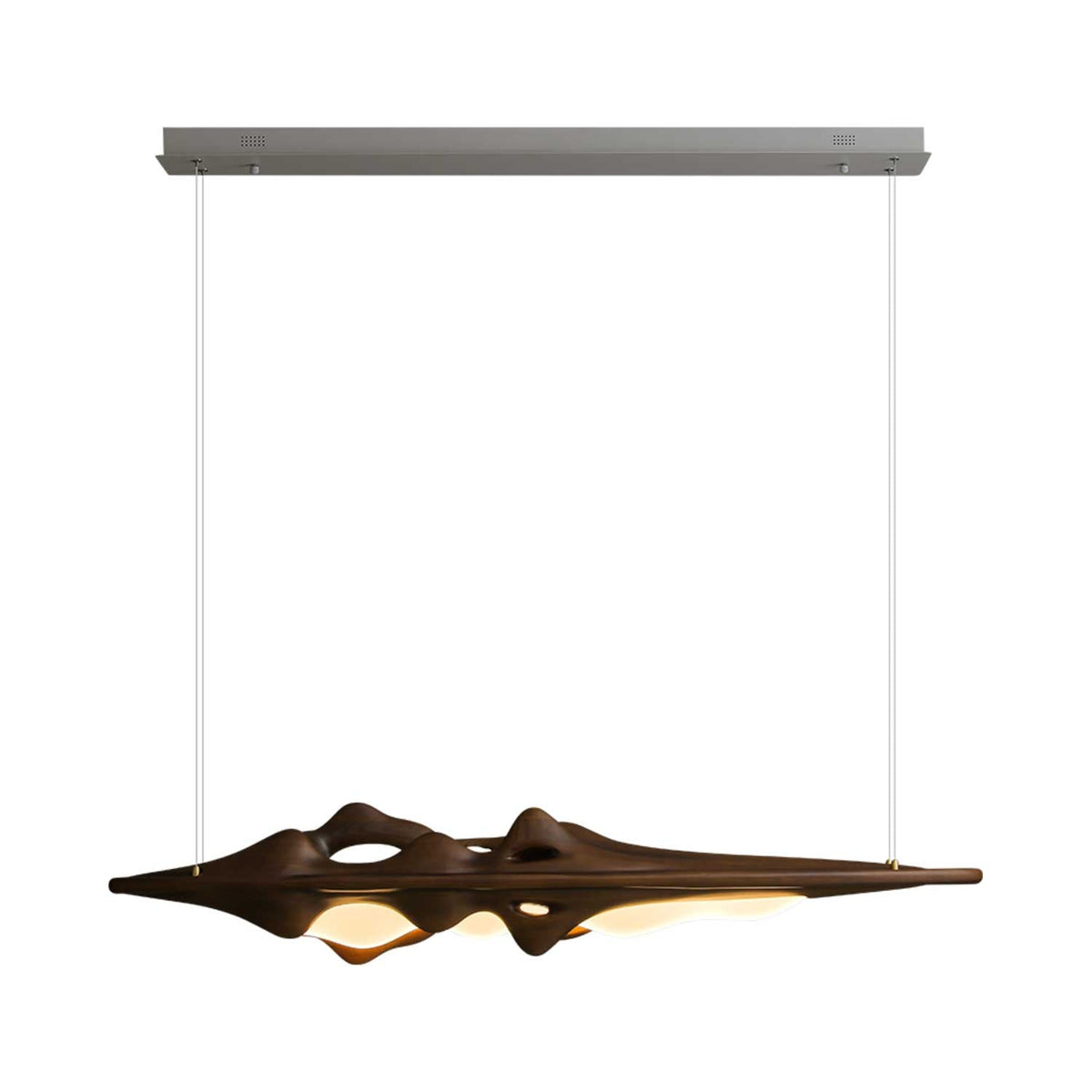 Ulsorira Topografische Houten hanglamp