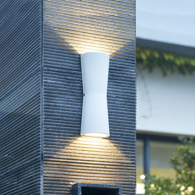 Orr Kleine Design LED Wandlampen Zwart Wit Metaal Buiten Tuin
