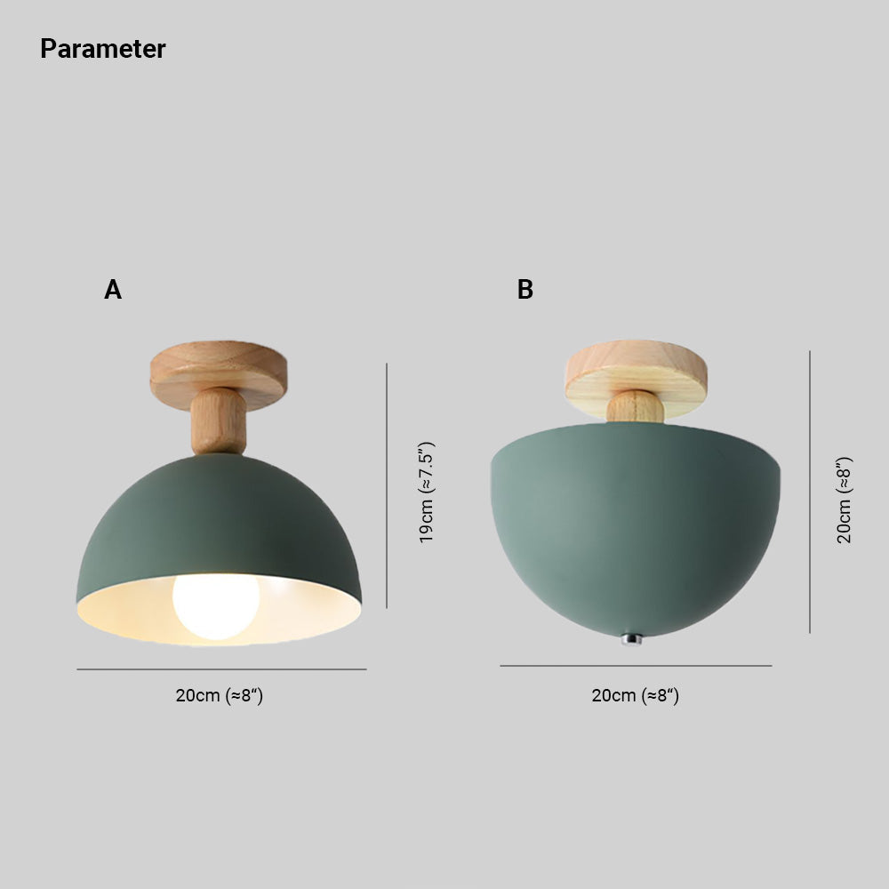 Ozawa Moderne Design LED Plafondlamp Hout Woonkamer Slaapkamer
